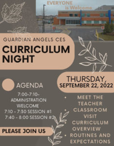 Curriculum Night Open House – 2022